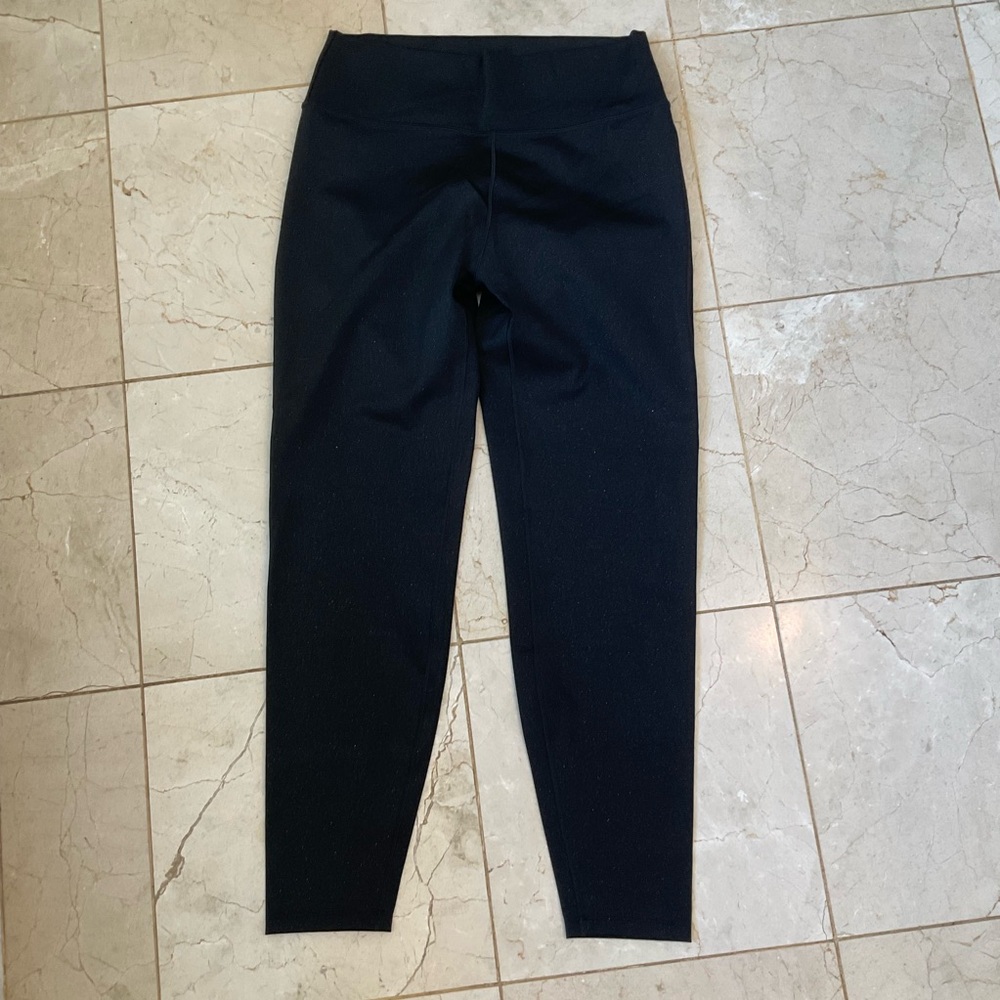 Wear it to Heart Leggings, NWOT, Black with Metallic Flecks, Women’s Sz XL - Picture 6 of 9